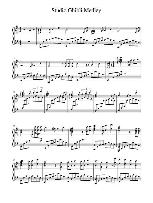 Studio Ghibli Medley