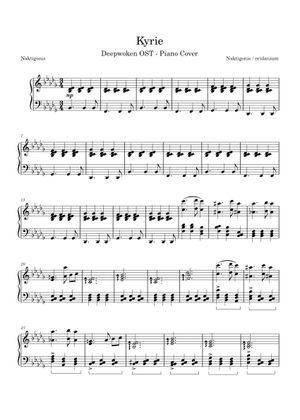 Kyrie (Deepwoken OST) – Naktigonis Kyrie (Deepwoken OST) Sheet Music ...