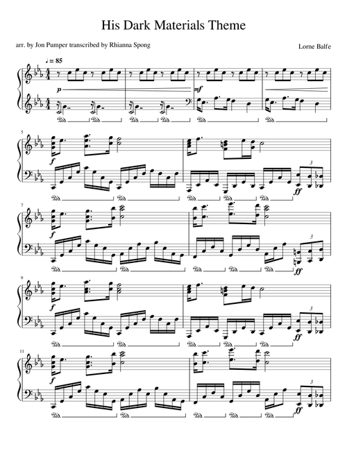 His Dark Materials Theme