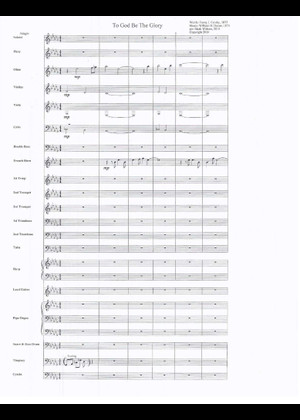 To God be the Glory – William H. Doane & Fanny Crosby Sheet Music for ...