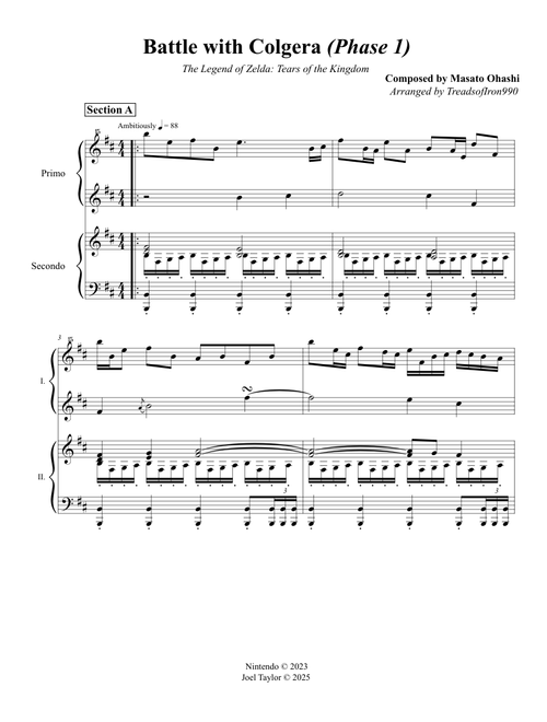 Battle with Colgera - Phase 1 (from "The Legend of Zelda: Tears of the Kingdom")