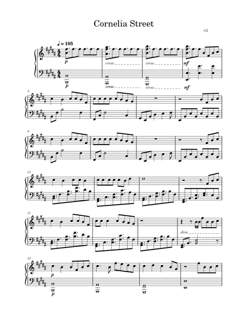 Cornelia Street - Taylor Swift