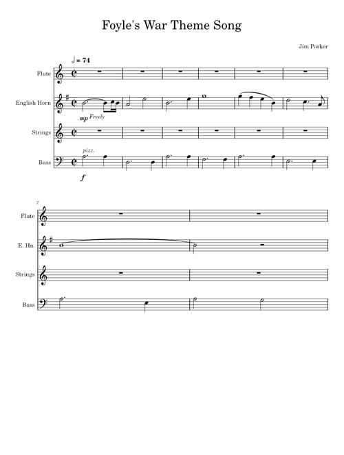 Foyle's War Theme Song
