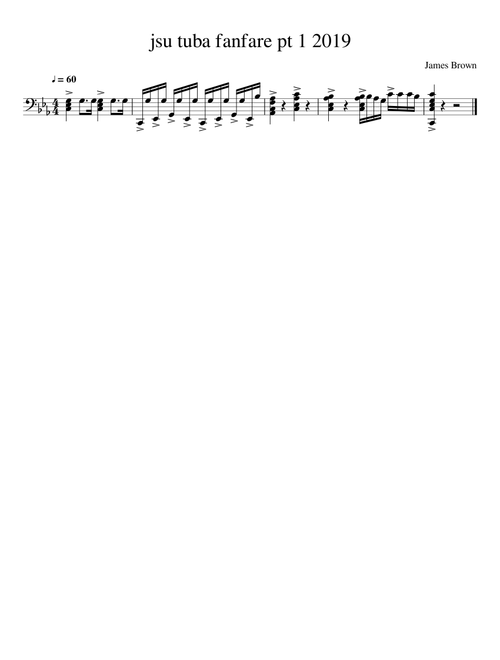 jsu tuba fanfare pt 1 2019