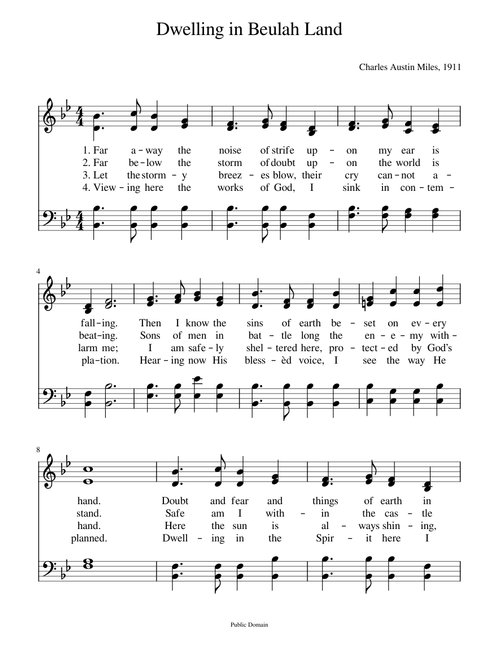 BEULAH LAND (Miles) - C. Austin Miles