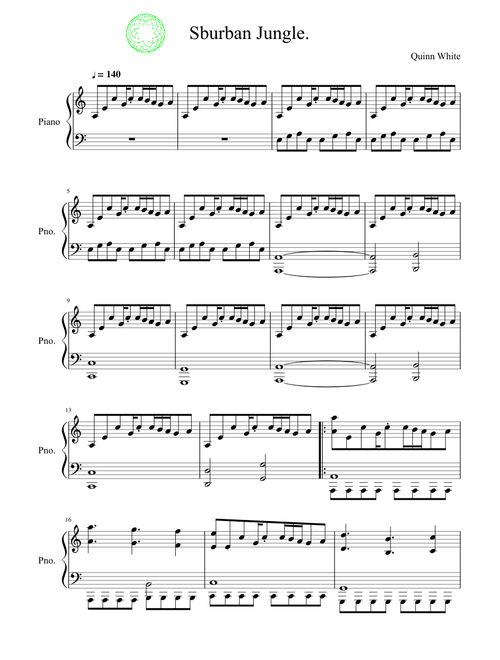 Sburban Jungle ~ Pianokind