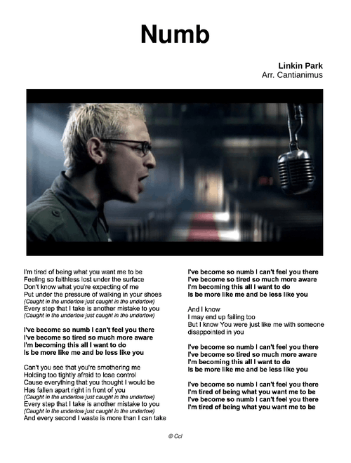 Numb - Linkin Park