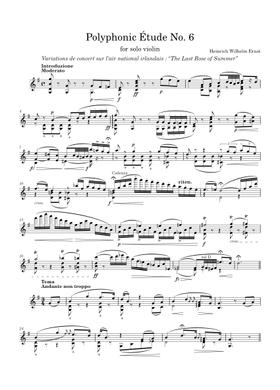 Free Heinrich Wilhelm Ernst sheet music | Download PDF or print on