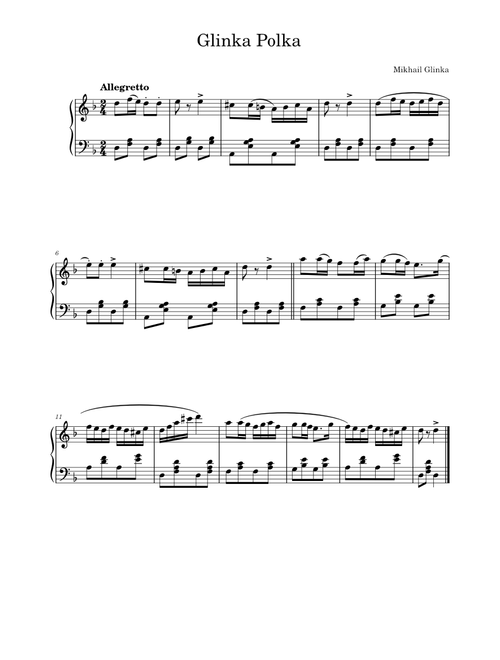 Polka – Mikhail Glinka