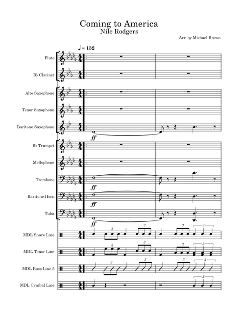 Coming to America Marching Band