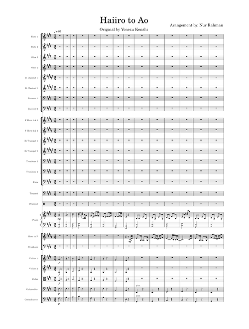 Haiiro to Ao - Yonezu Kenshi