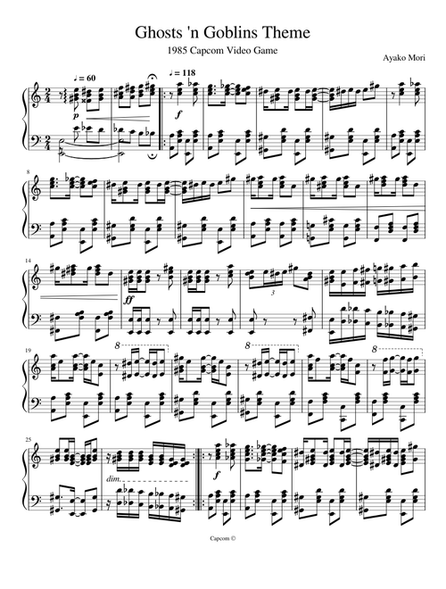 Ghosts n Goblins Theme