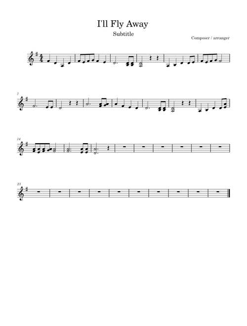 I'll Fly Away – Albert E. Brumley I'll Fly Away
