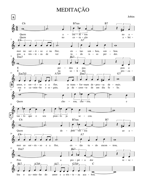 Meditation (Meditacao) - Antônio Carlos Jobim