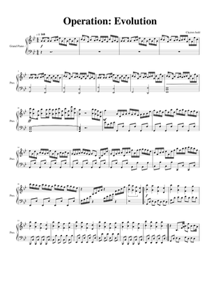 operation evolution Sheet Music for Trombone, Flute piccolo, Flute ...