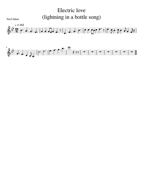 Electric love (lightning in a bottle)(Tiktok)