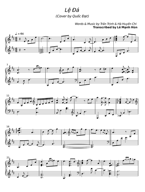 LỆ ĐÁ - Trần Trịnh & Nhật Ngân