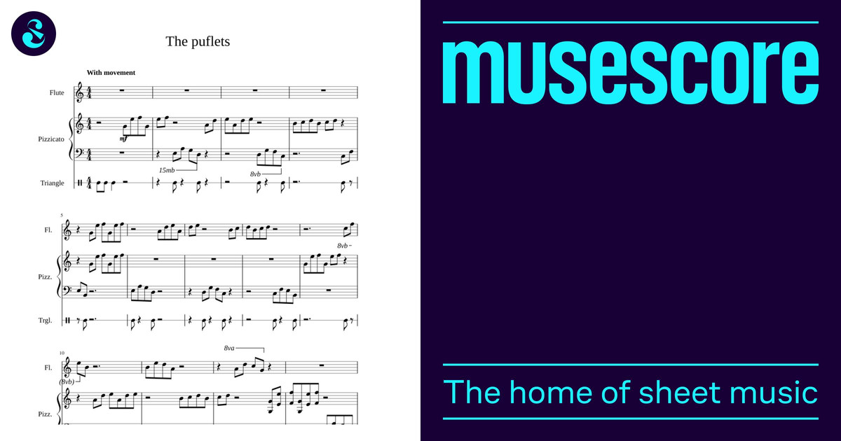 The Pufflets Sheet music for Flute (Solo) | Musescore.com