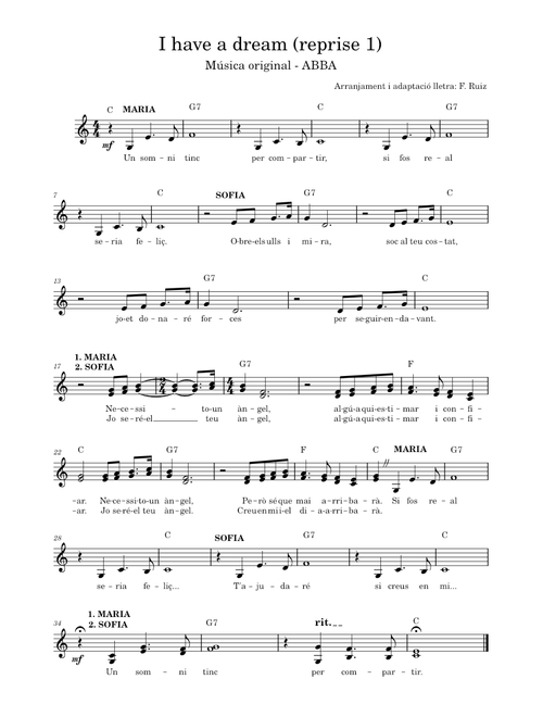 I have a dream – ABBA