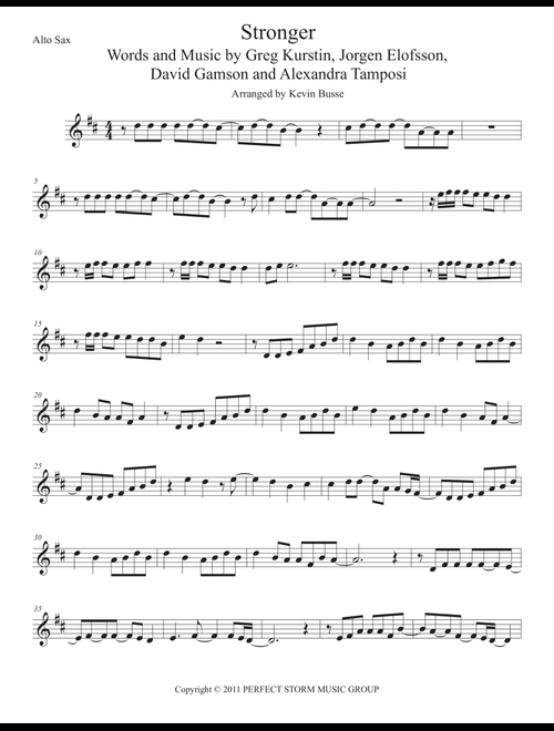What Doesn't Kill You (Arr. Kevin Busse) - Kelly Clarkson (Alto Sax Solo)
