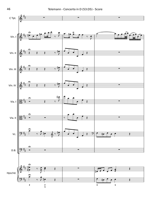 Concerto in D IV - Georg Philipp Telemann