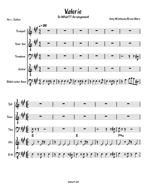 Valerie – Bruno Mars Version