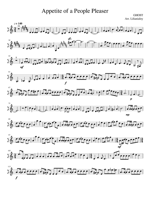 Appetite of a People Pleaser melody (vocaloid)
