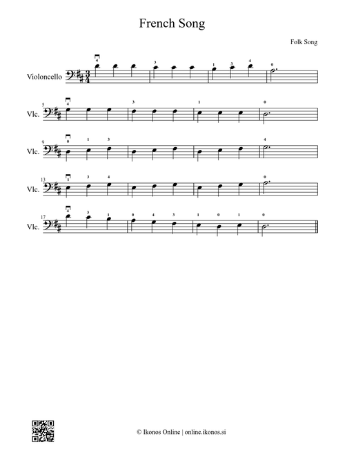 French Folk Song