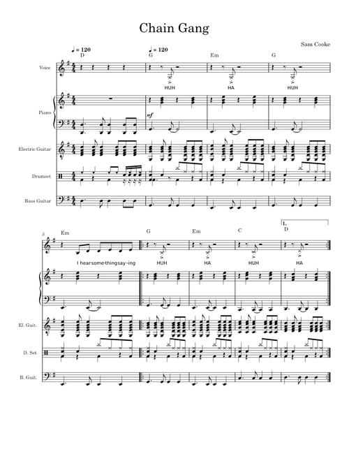 chain gang full instruments