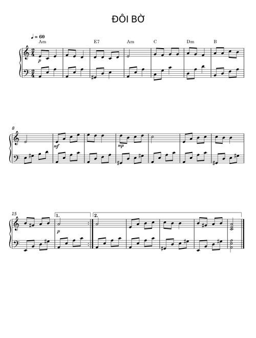 ĐÔI BỜ