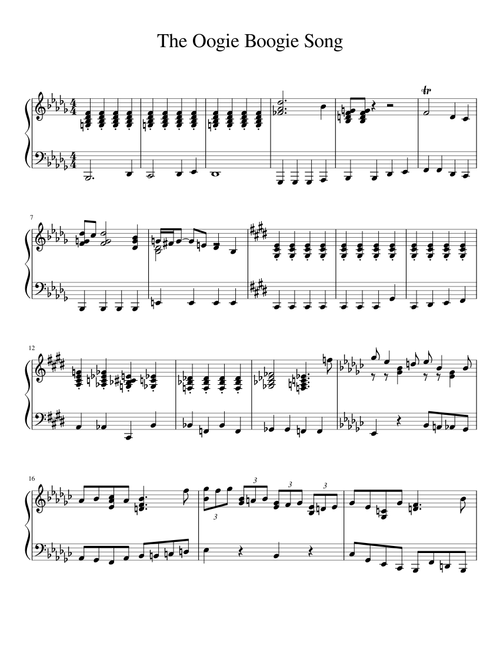 The Oogie Boogie Song