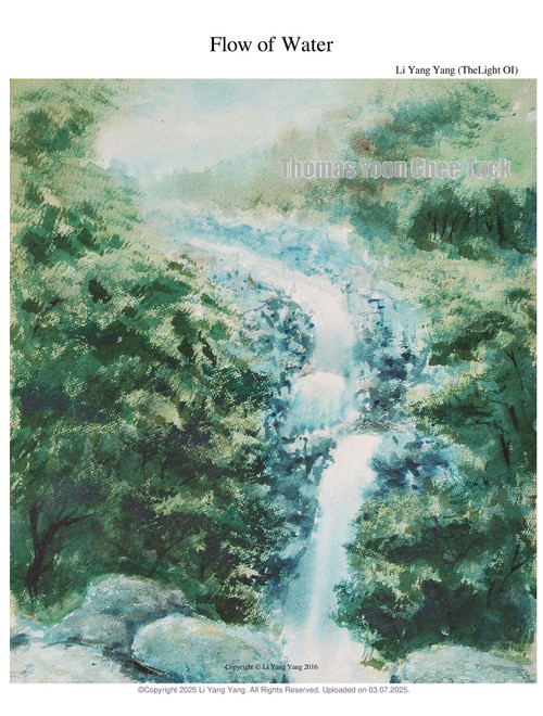 Etude op 13 no 1 "Flow of Water" - Video Footage