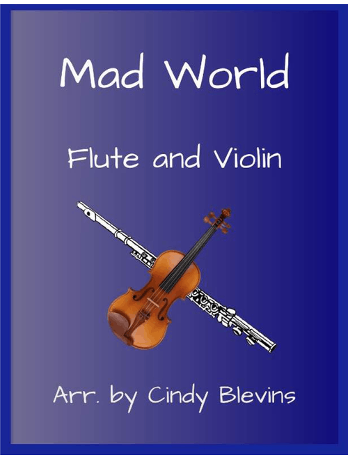 Mad World (Arr. Cindy Blevins) - Adam Lambert (Instrumental Duet)