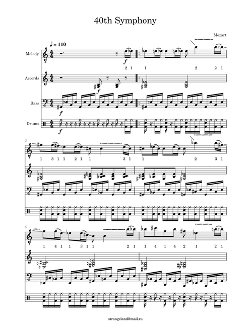 Sinfonia n°40 – Wolfgang Amadeus Mozart