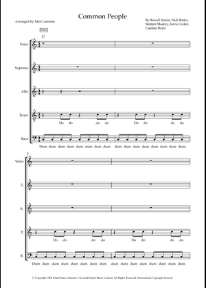 BS パルプ/コモンピープル (バンド・スコア) Pulp Common People Japan Band Score Song Book Guitar TAB