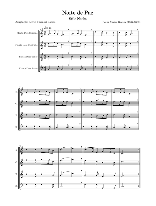 Noite de Paz – Franz Xavier Gruber