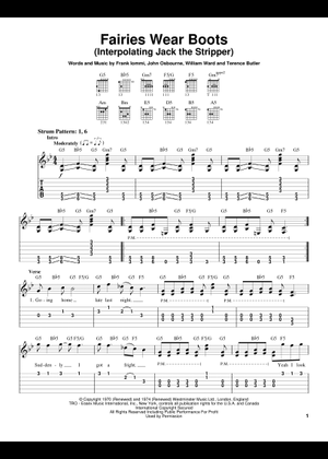 Play Official version of The wizard Sheet Music by Black