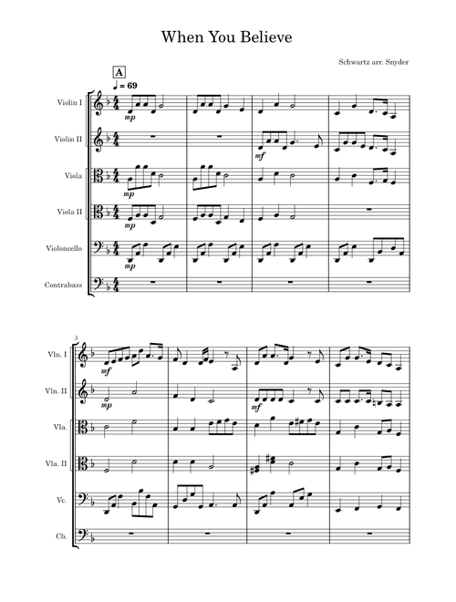 When You Believe – Stephen Schwartz