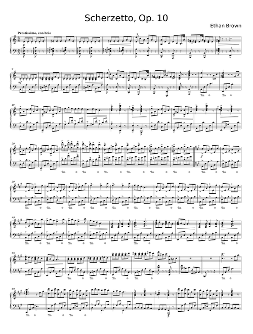Scherzetto - Ethan Brown