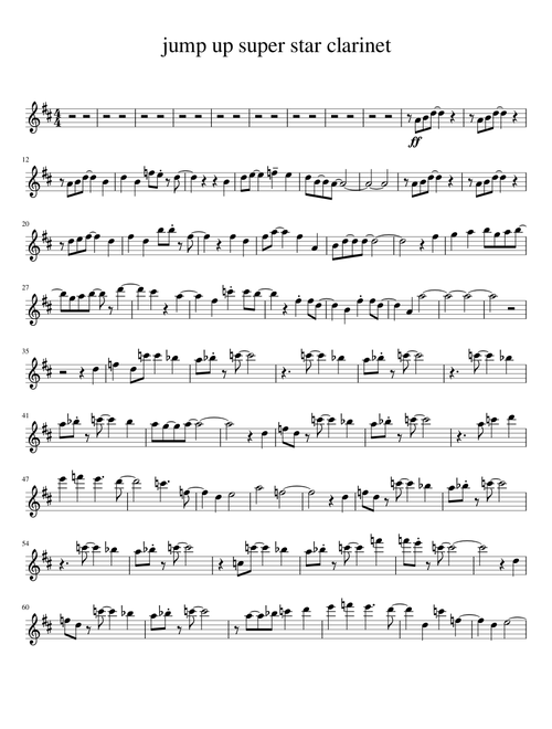 jump up super star clarinet