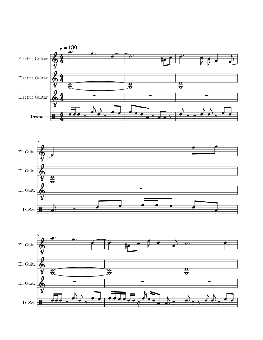 LaidBack Secrets Sheet music for Guitar, Drum group (Mixed Quartet