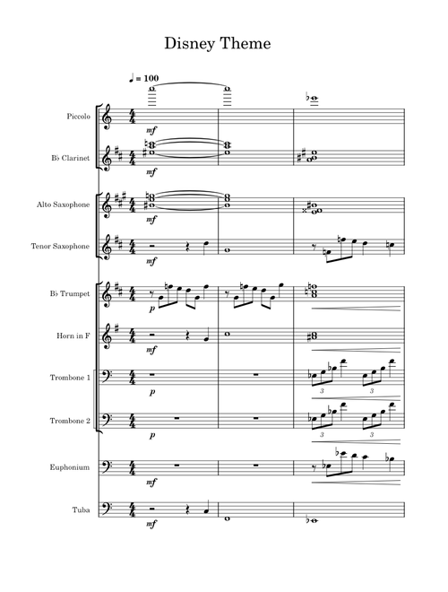 Disney Opening Theme – Disney