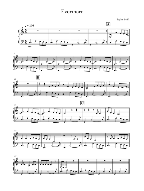 Evermore – Taylor Swift