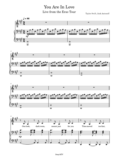 You Are In Love – Taylor Swift