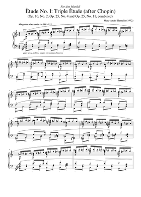 Etude hamelin piano 楽譜 アムラン 練習曲 Hamelin, Marc-André - Etude No. 8 Sheet Music for Piano