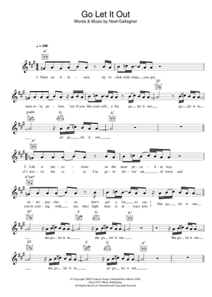 Play Official version of Cigarettes and alcohol Sheet Music by Oasis for  Vocals
