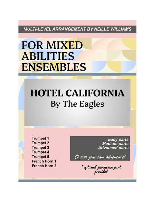 Hotel California (Arr. Neille Williams) - Eagles (Brass Ensemble)