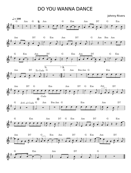 Do you wanna dance - Johnny Rivers