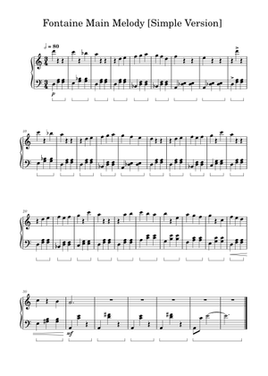 【激レア】Fontaine Parrot Uncut Sheet Fontaine Main Theme枫丹（SCORE） - HOYO-MiX | OST from Genshin