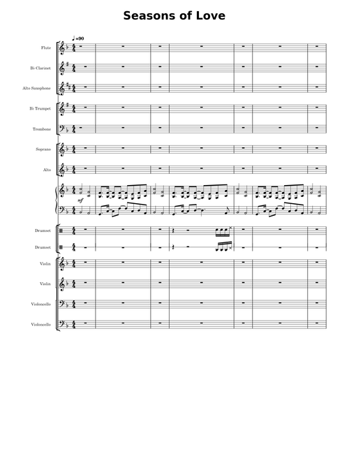 Seasons of Love – Jonathan Larson